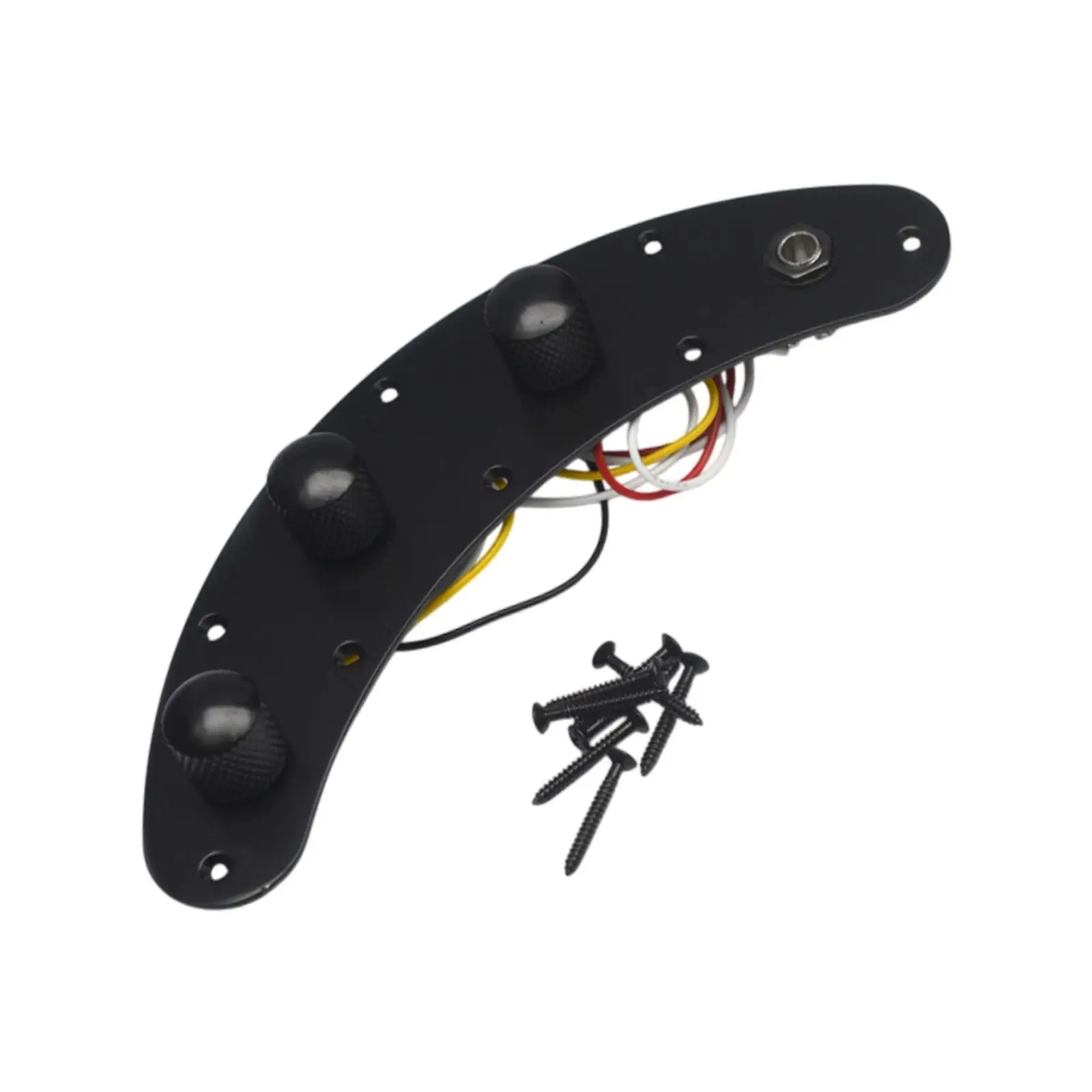 Fully Loaded Control Plate Wiring Harness Set Metal Replacement Part for Electric Bass Guitar Repair