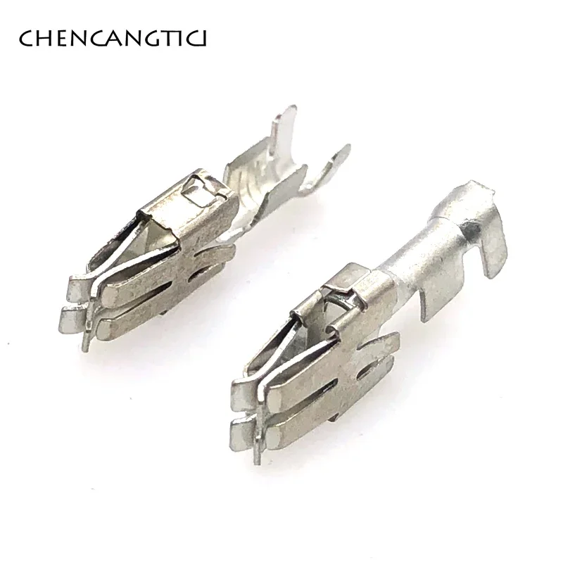 20 Pcs 6.3 MM Series Automotive Electrical Splice Wire Terminal Car Non-Insulated Female Crimp Cable Terminal 926965-1