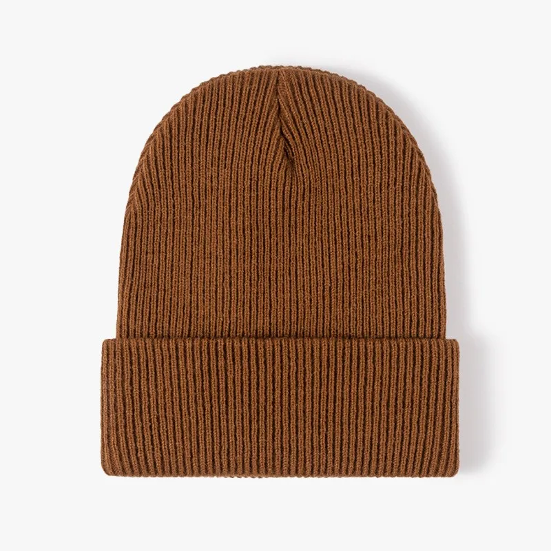 

Coffee StreetKnitted Knitting hat Men's women's Solid one Color hats Winter Warm Winter Beanie Hip hop Caps