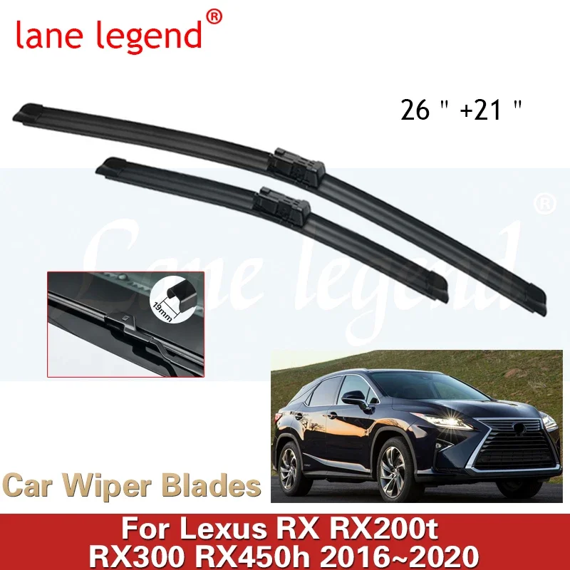 Car Wiper Blades for Lexus RX RX200t RX300 RX450h 2016~2020 2017 2018 2019 Front Window Windshield Car Accessories 300 200t 450h