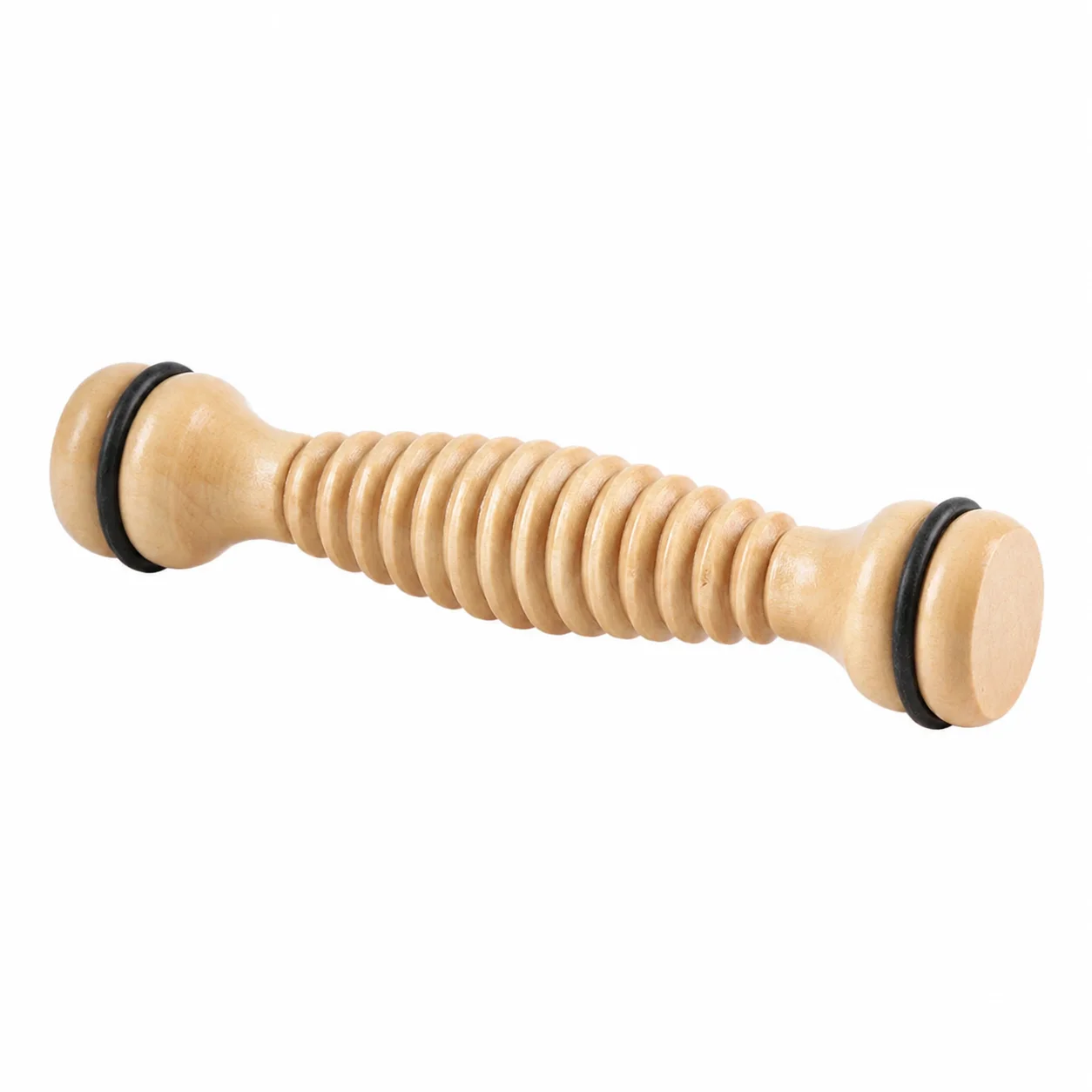 Natural Solid Wood Foot Roller Stick Massage Tool for Relaxation Ergonomic Handle Cylindrical Rolling massage Home Office Travel