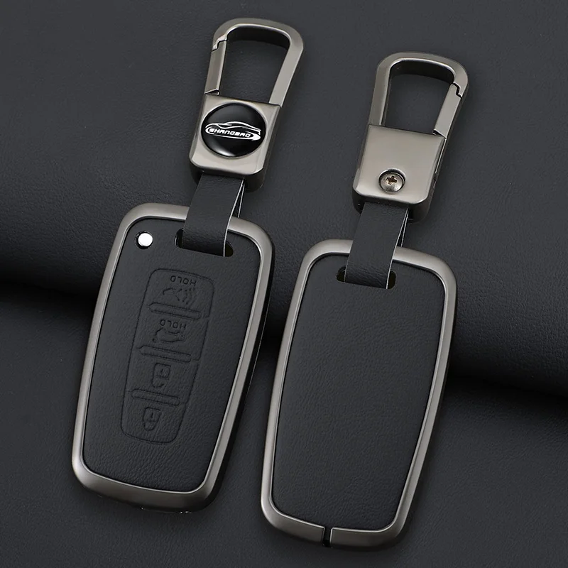 

Zinc Alloy Car Key Case Cover For Hyundai Solaris HB20 i30 Veloster SR ix35 Elantra Accent For KIA RIO Sportage K2 K3