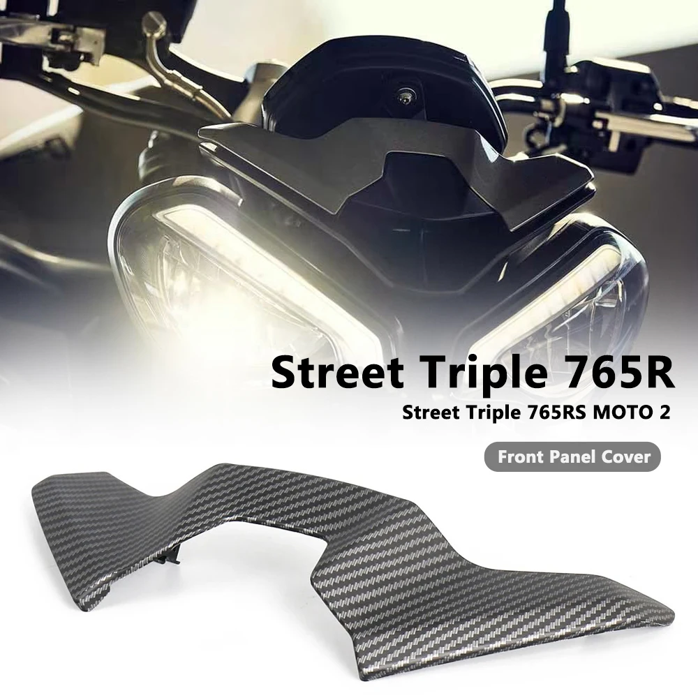 

New Motorcycle Accessorie For Street Triple 765 R RS 765R 765RS Moto2 Front Windscreen Mini Fairing Panel Cover Flyscreen 2025