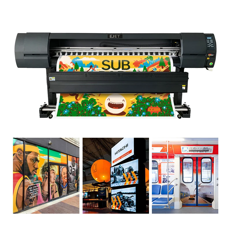Plotter de Alta Qualidade a Preço Acessível 1.3m 1.6m 1.9m 2.5m 3.2m com Cabeça I3200/dx11/xp600/dx5/dx7 Impressora Jato de Tinta Eco Solvente para Exterior