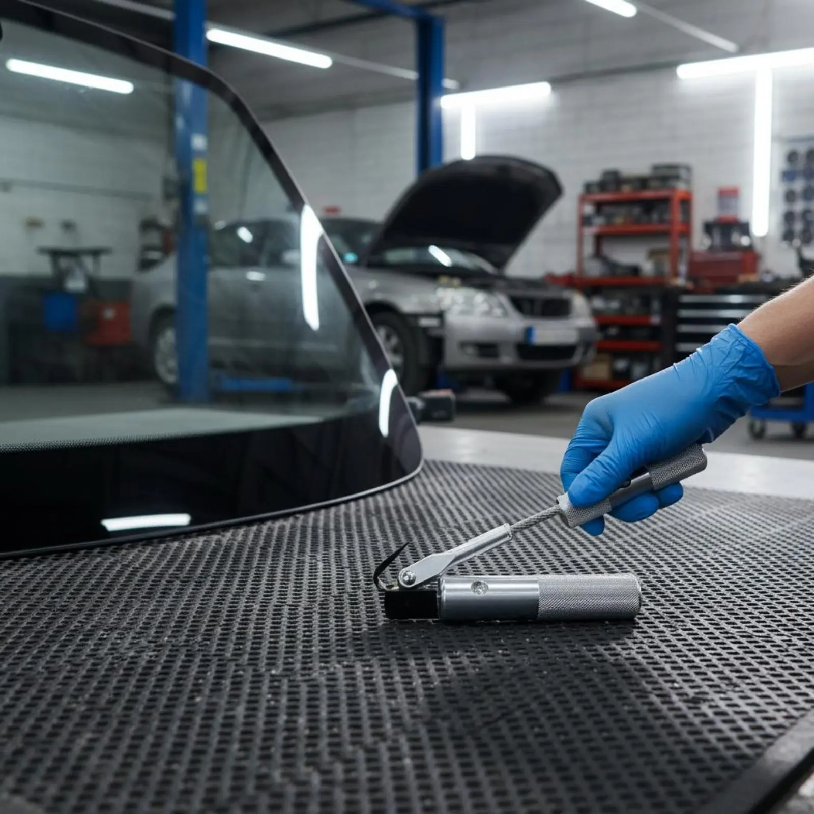 7 Pieces Windshield Removal Tool Kit Long-Lasting Materials Windscreen Cutting Wire Kit Windscreen Remover Set Universal Fit