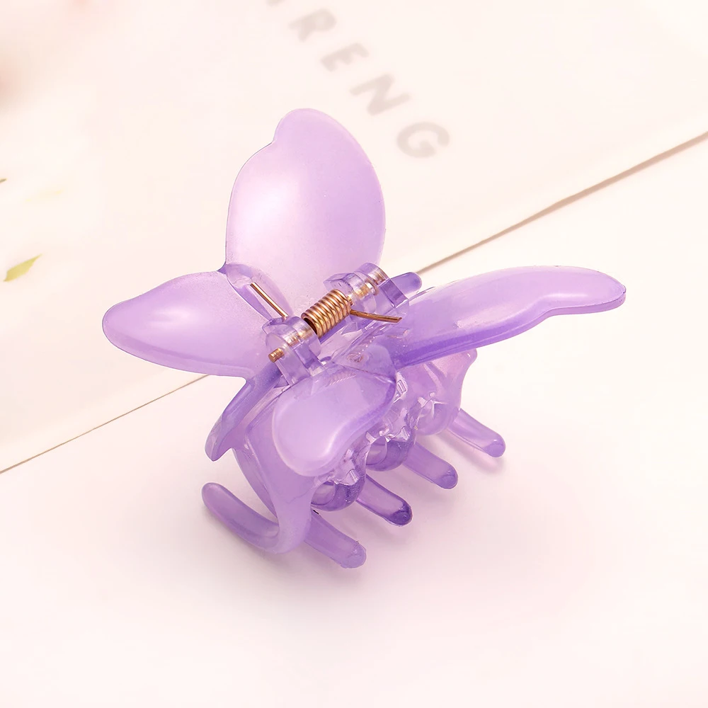 Frauen Kleine Schmetterling Haar Klaue Acryl Klaue Clip Mädchen Süße Haarnadel Krabben Haar Clips Chic Haar Clip Mode Haar Zubehör – Detail 28
