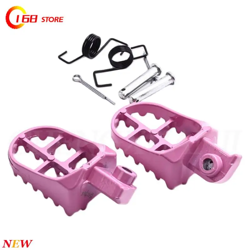 Footrest Pedal Foot Pegs Dirt Bike For Yamaha TTR125 TTR225 TTR90 TTR110 PW50 1Pair（2pcs）