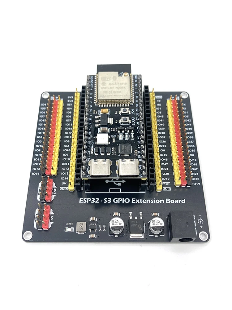 Zestaw rozszerzeń 44-pinowych do płytki rozwojowej ESP32 S3, moduł ESP32S3 2.4G Wifi BT, MCU ESP32-S3-WROOM1 N16R8 Type-C ESP32-S3 — zdjęcie produktu 7