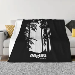 The Cure A Forest Throw Blanket decorative Decorative Sofa Bed linens Blankets