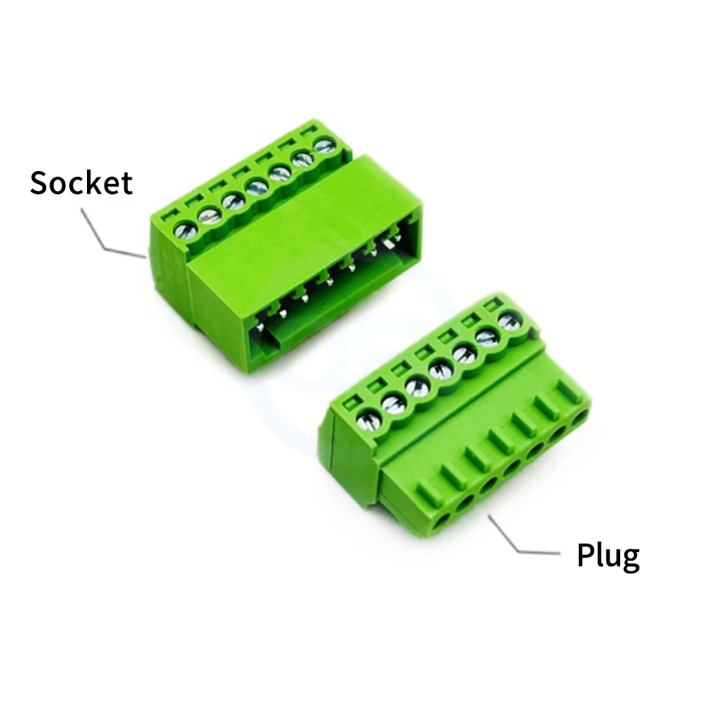 (1 Set) KF 2EDGRK + 2EDGK 2.54mm Miniature Plug-in Terminal Block Solderless Air-to-Air Complete Set JM 15EDGKP + 15EDGK 2.54