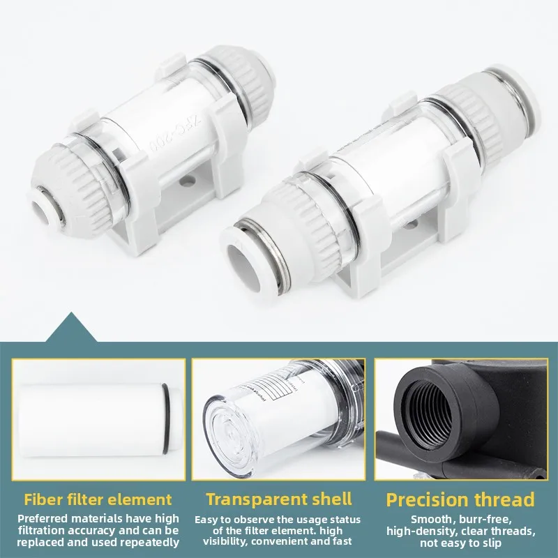 PFA150/200 Replacement Filter Element for Mini 050 Negative Pressure Pipeline Vacuum Filter High-Efficiency Filtration