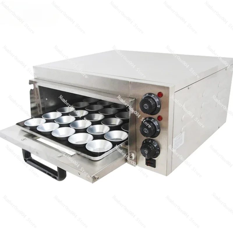 Single-layer Stainless Steel Pizza, Electric Oven, Baked Egg Tarts, Chicken Wings,  One Plate of Pizza, Oven Heats Up Fast