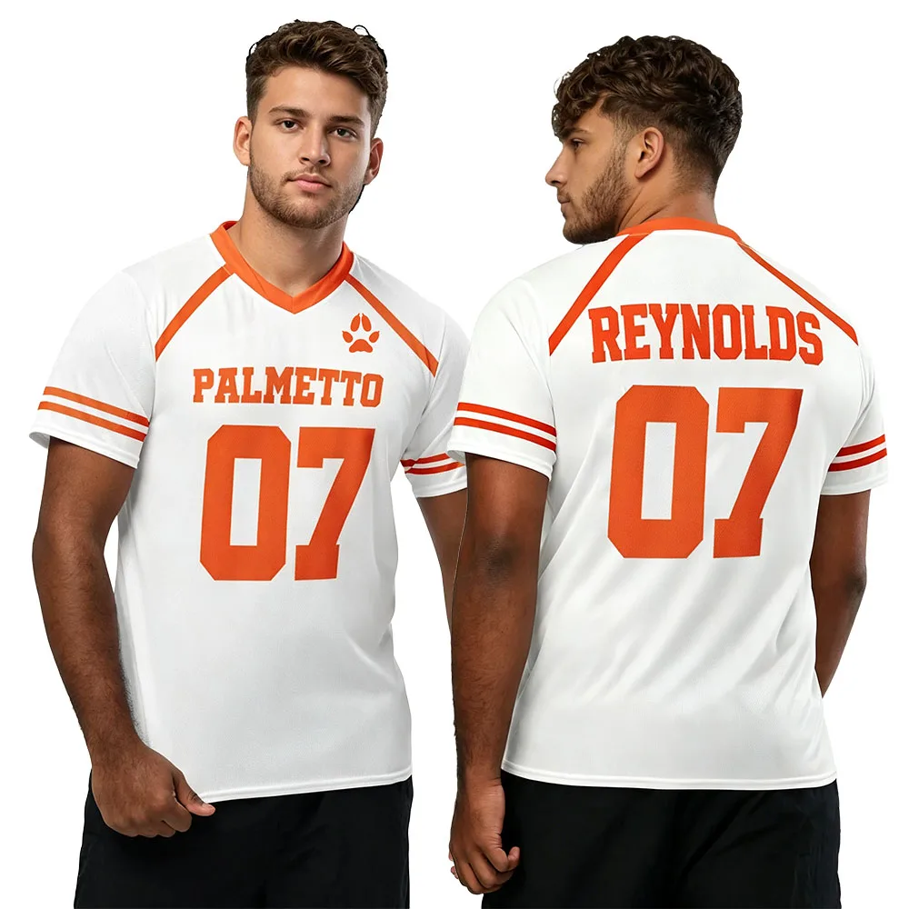 The Foxhole Court Jersey 01-10 Palmetto State University Foxes Football Tee Short Sleeve O-neck Loose Unisex T-shirt Men Women