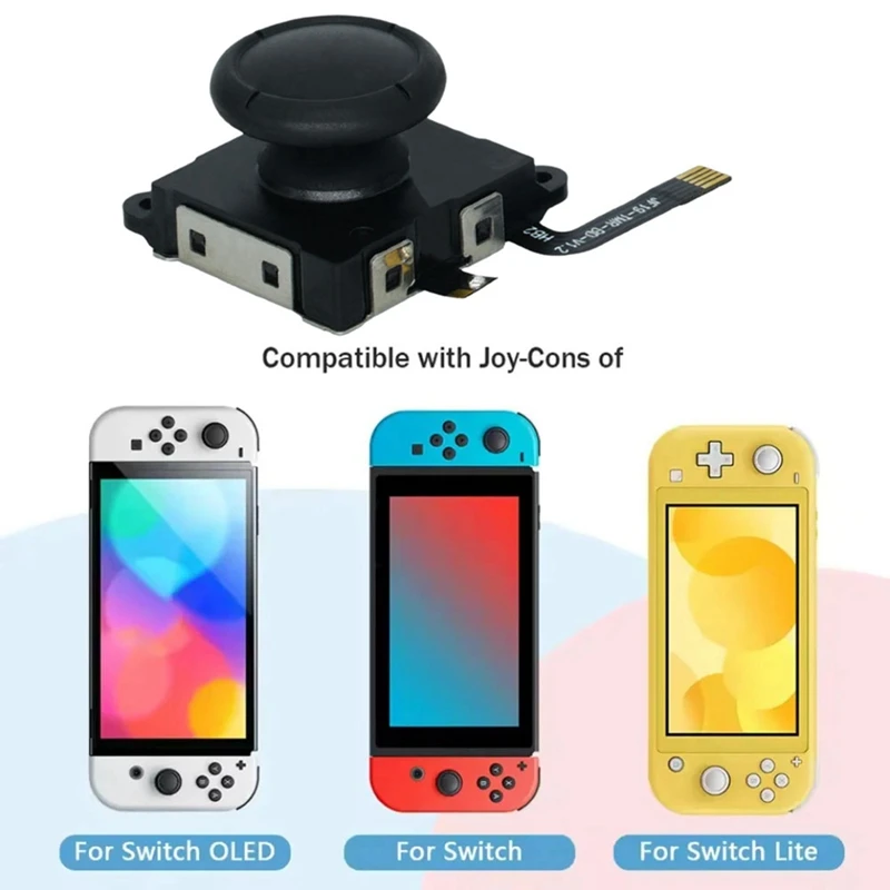 TMR Electromagnetic Joystick for Switch/Lite/OLED Joycon Anti-Drift Tunnel Magnetic Resistance Joystick Switch B-AC17