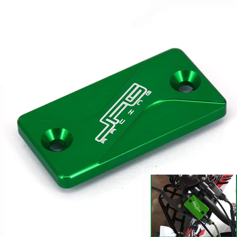 Motorcycles Front Brake Master Cylinder Reservoir Cap Cover For KAWASAKI KSR 50 80 110 KDX KLX 125 220 250 300 450R KFX CNC
