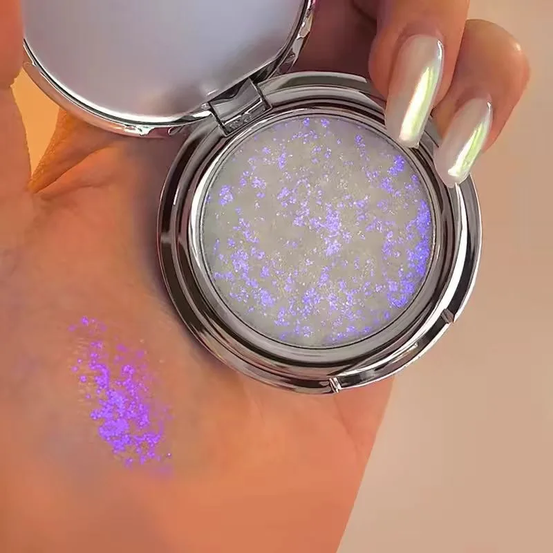 1pc 2026 New Electric Shock Disappearing Eyeshadow Holographic Floating Glitter Midnight Party Makeup Accessory