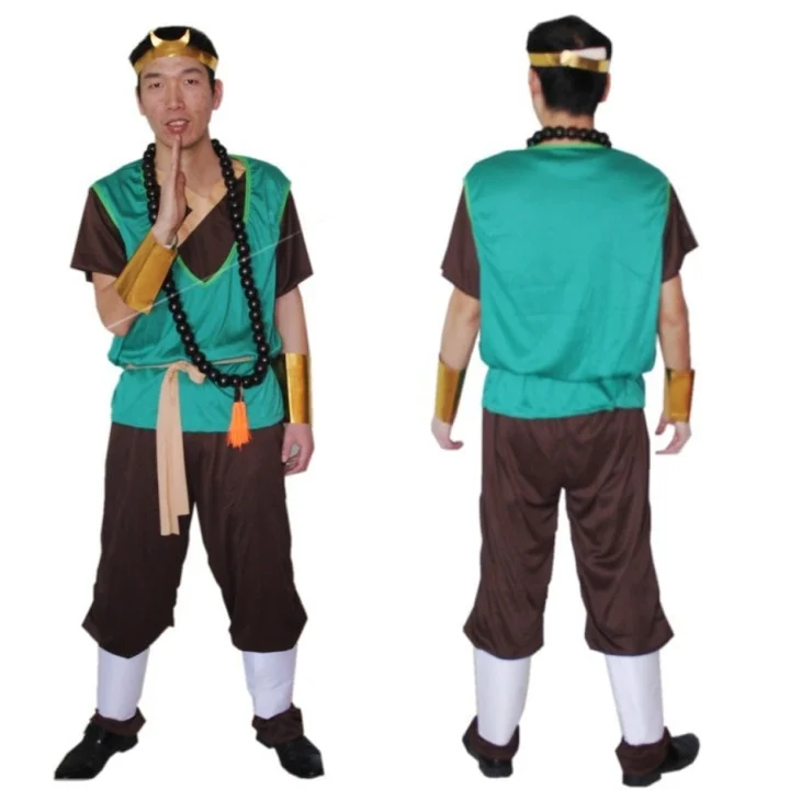 زي تنكري للهالوين مستوحى من سفر الملك القرد وو تانغ جي في كتاب سفر إلى الغرب، يتضمن شخصيات تانغ سينغ وزو باجي وشا ووجينغ