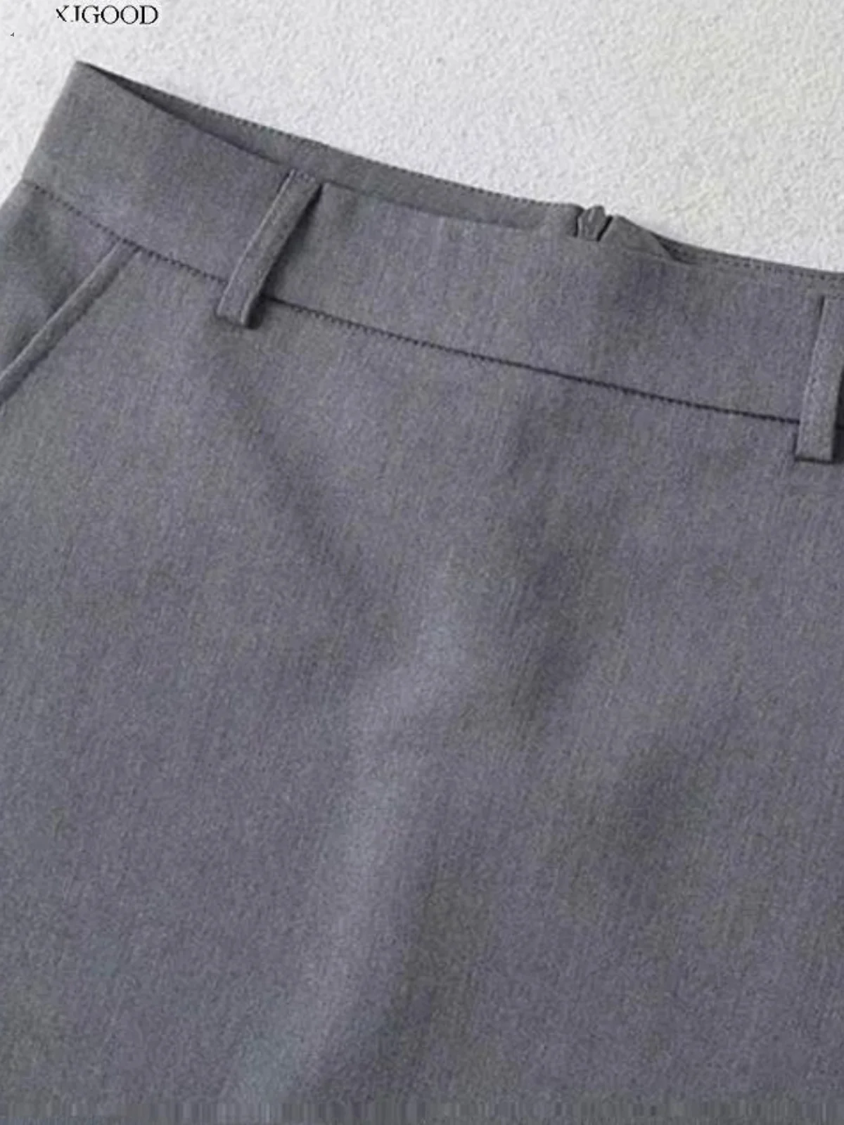 تنورة احترافية عالية الخصر على شكل حرف A للنساء، تنورة مناسبة للشارع