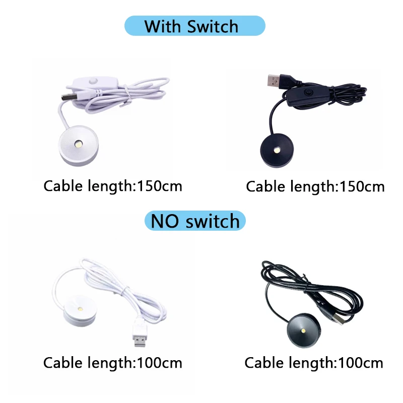 LED USB 5V 3W LED-Spotleuchte Aufputzmontage Vitrinenbeleuchtung Thekenbeleuchtung Schmuckpräsentationslampe Heimbeleuchtung DC5V Mini-Deckenspot – Detail 7