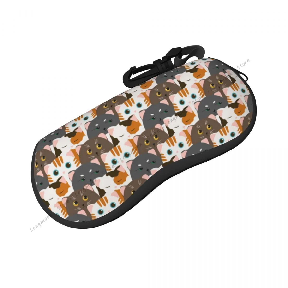 Glasses Bag Protective Case Funny Cats With Scales Women Men Sunglasses  Box Reading Eyeglasses  Accessories