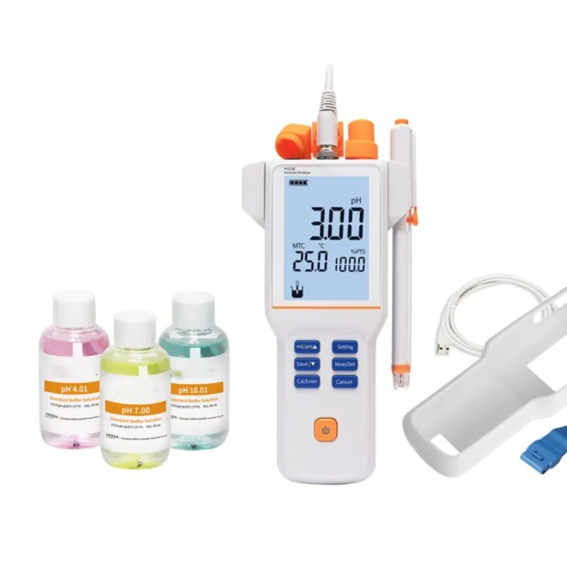 Veidt Weighing REX PH600L pH Meter Manual Temperature Compensation Laboratory pH Meter Cheap Bench Top Conductivity PH Meter