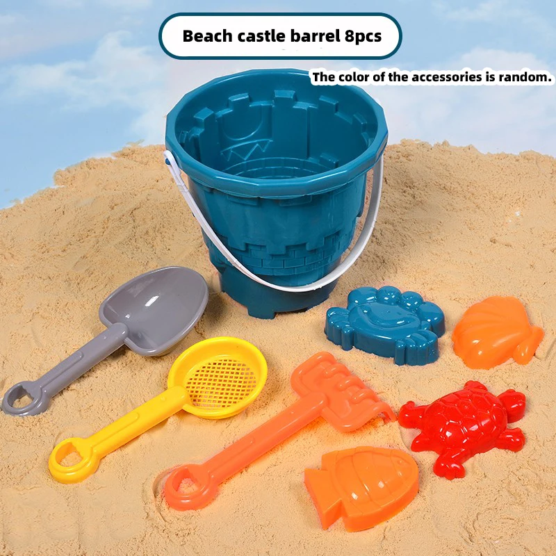 Ferramentas para escavação de areia para bebês, baldes de praia, pás, brinquedos de praia, construção de castelo de praia infantil, brinquedos ao ar livre, brincadeiras de areia para