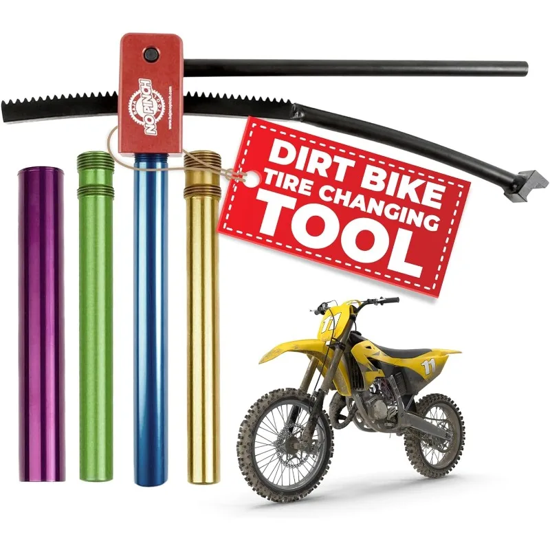 Ultimate Kit - Dirt Bike Tire Changing Tools for Enduro and Motocross - Compact Dirt Bike Tire Changer for 16