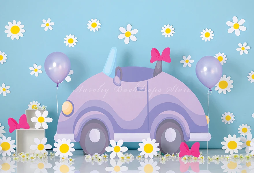 Sports Cars Backdrop Kids Baby Cake Smash Photography Props Worldwide Travelling Child Birthday Photocall Studio Backgrounds