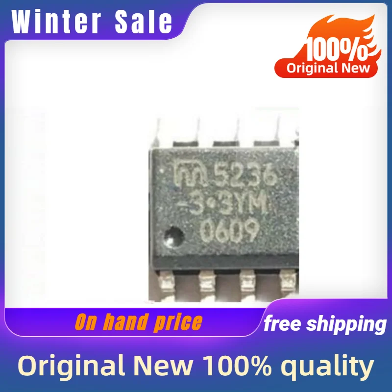 5 PCS Novo original MIC5236-3.3YM MIC5236-3.3YMTR SOP8 produtos de qualidade