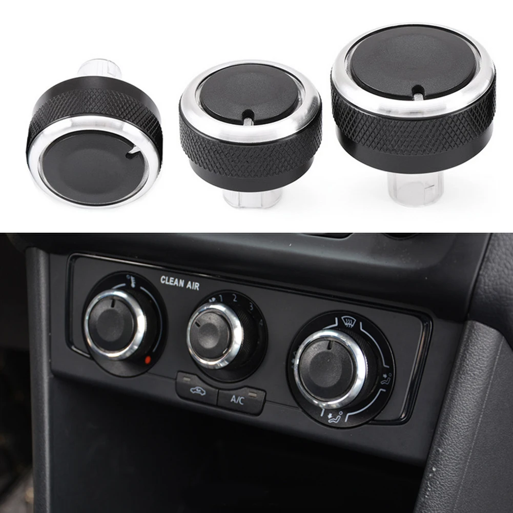

Aluminum Alloy Air Conditioning Knob AC Knob Heat Control Button for Volkswagen VW Passat B5 GOLF 4 MK4 Bora Auto Accessories