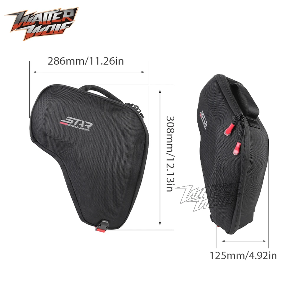 2025 R1300GS تحطم بار حقيبة التخزين لسيارات BMW R1300 GS مغامرة المصد الأمامي الأمتعة 2 قطعة أداة أكياس السفر بجولة الجانب العديلات