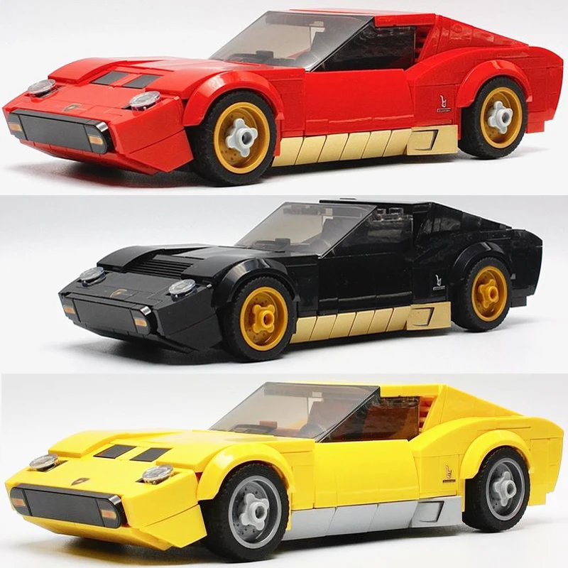 

NEW Lamborghing Miura classic retro supercar racing model DIY creative ideas ChildrenToy birthday Gift technology BuildingBlocks