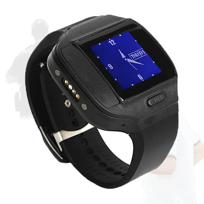 Smart Medical Watch 4G Bluetooth hartslagpolsband voor oude man met tweerichtingsgesprek en sirene luid alarm