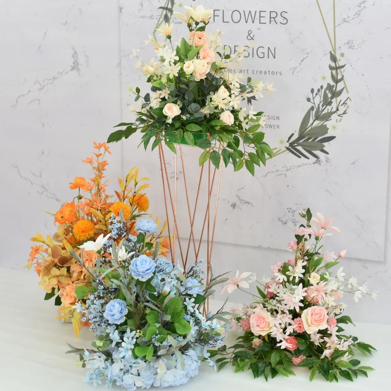 

Silk artificial flowers, 40cm, Rose, peony, gypsophila, flower heads, wedding decor, wall shop, window, table accessories