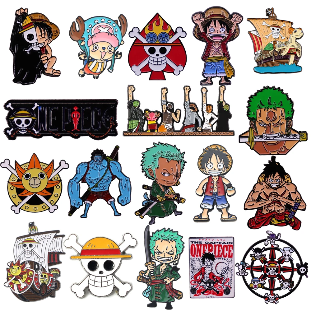 Japanese Lapel Pins for Backpacks Brooches for Women Badges on Backpack Enamel Pin Anime Jewelry Accessories Wholesale