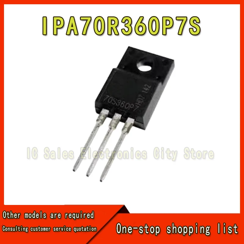 (5 pezzi)100% nuovo chipset 70S360P7 IPA70R360P7 IPA70R360P7S TO-220