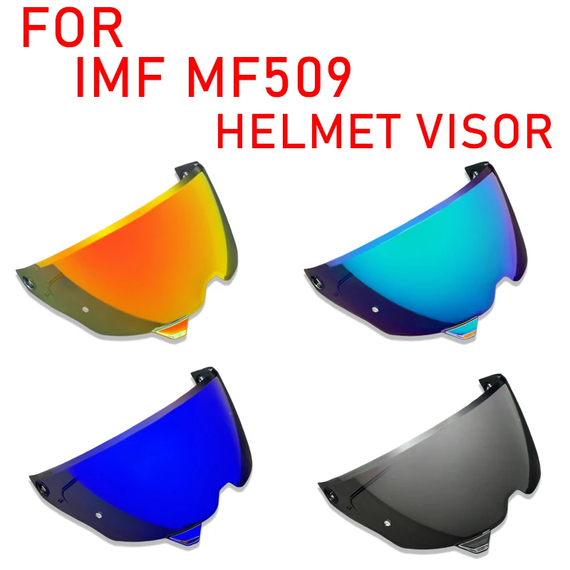 

For ILM Motorcycle Helmet Lens MF509 Phantom Lens HD Anti-fog Day and Night Universal Electroplating Lens