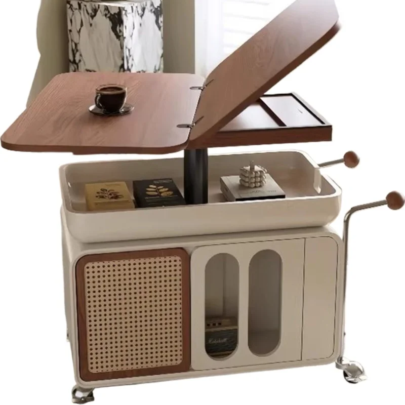 

Складной край из массива дерева, маленькая квартира, бытовой чай, диван Ta Ble, боковой шкаф для гостиной, подъемная мобильная тележка