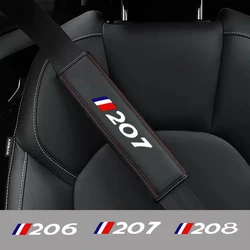 1Pcs Car Seat Belt Shoulder Covers Multifunction Comfortable Guard Safety Neck Cushion for Peugeot 206 207 208 Car Accessories
