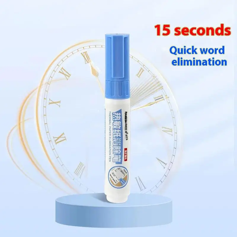 5/10/15 Buah Cairan Koreksi Kertas Termal – Aplikator Ekspres, Penutup Privasi, Cepat Kering, Aksesori Alat Tanpa Jejak