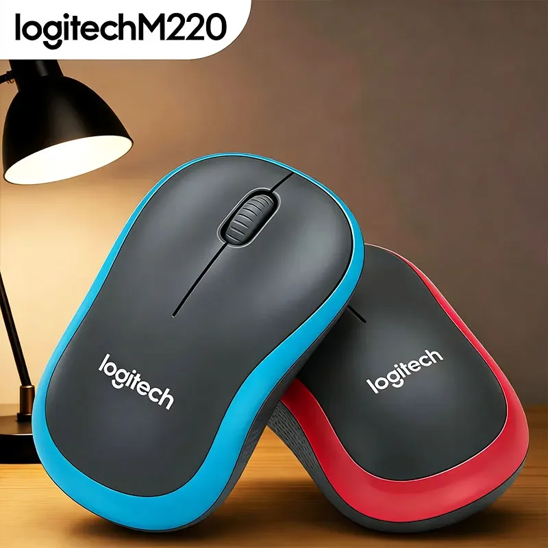 

Беспроводная двухрежимная профессиональная офисная мышь Logitech M220, с чистым звуком и насыщенными цветами, удобная для использования в офисе