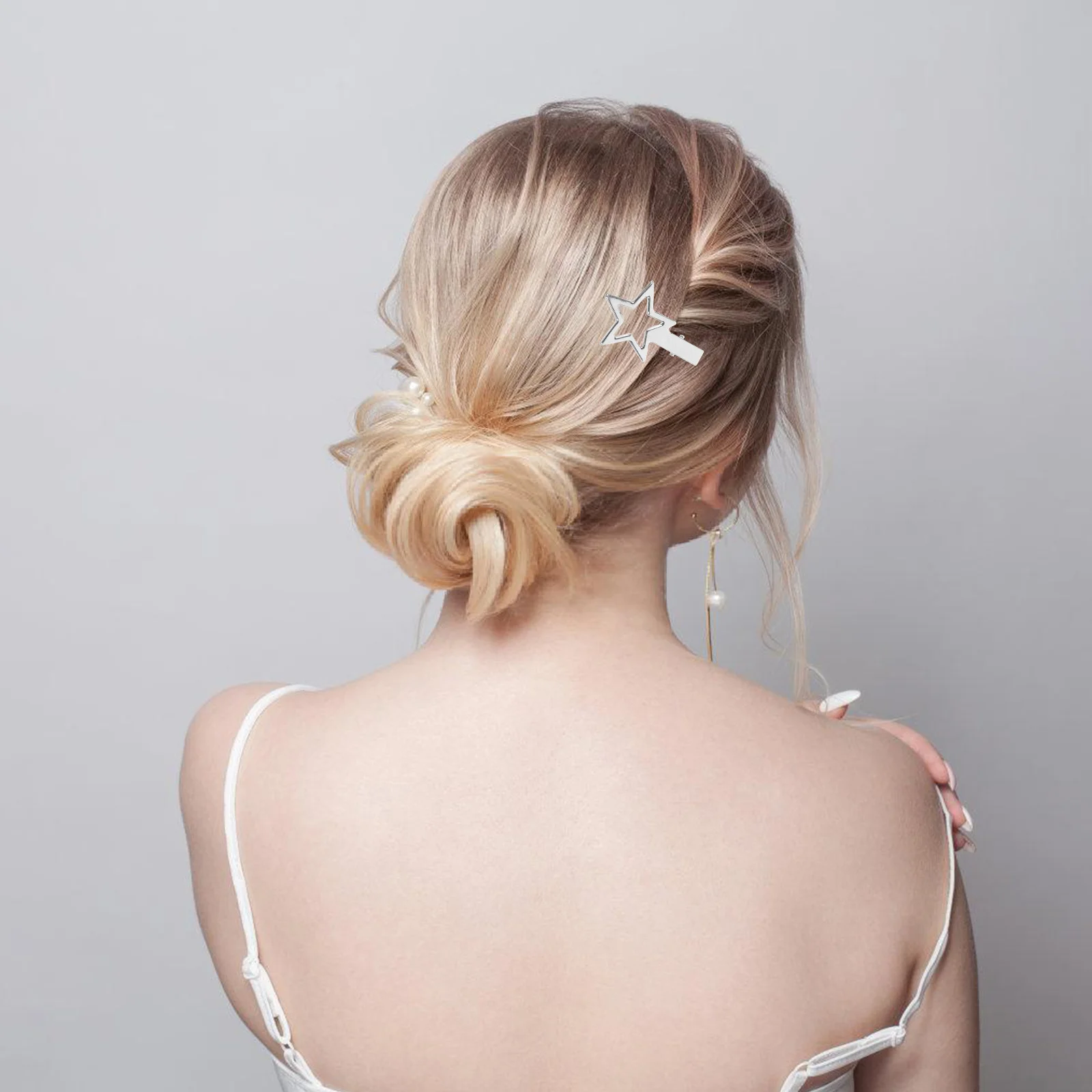 

10Pcs Stylish Metal Star Hair Clips Kawaii Cute Hair Accessories for Women Small Decorative Hairpins for Everyday Use