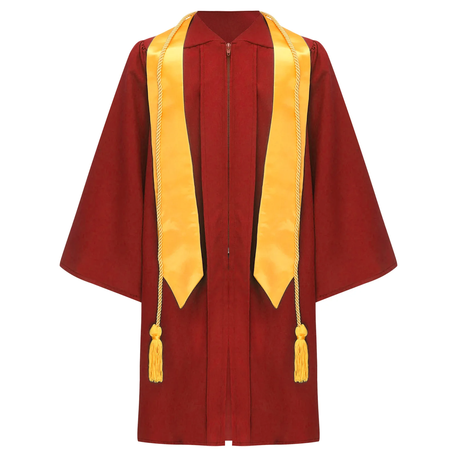 Kids Girls Boys Ceremony Graduation Ceremony Gown with Badge Outfit Children Set School Uniform Preschool Kindergarten Costumes