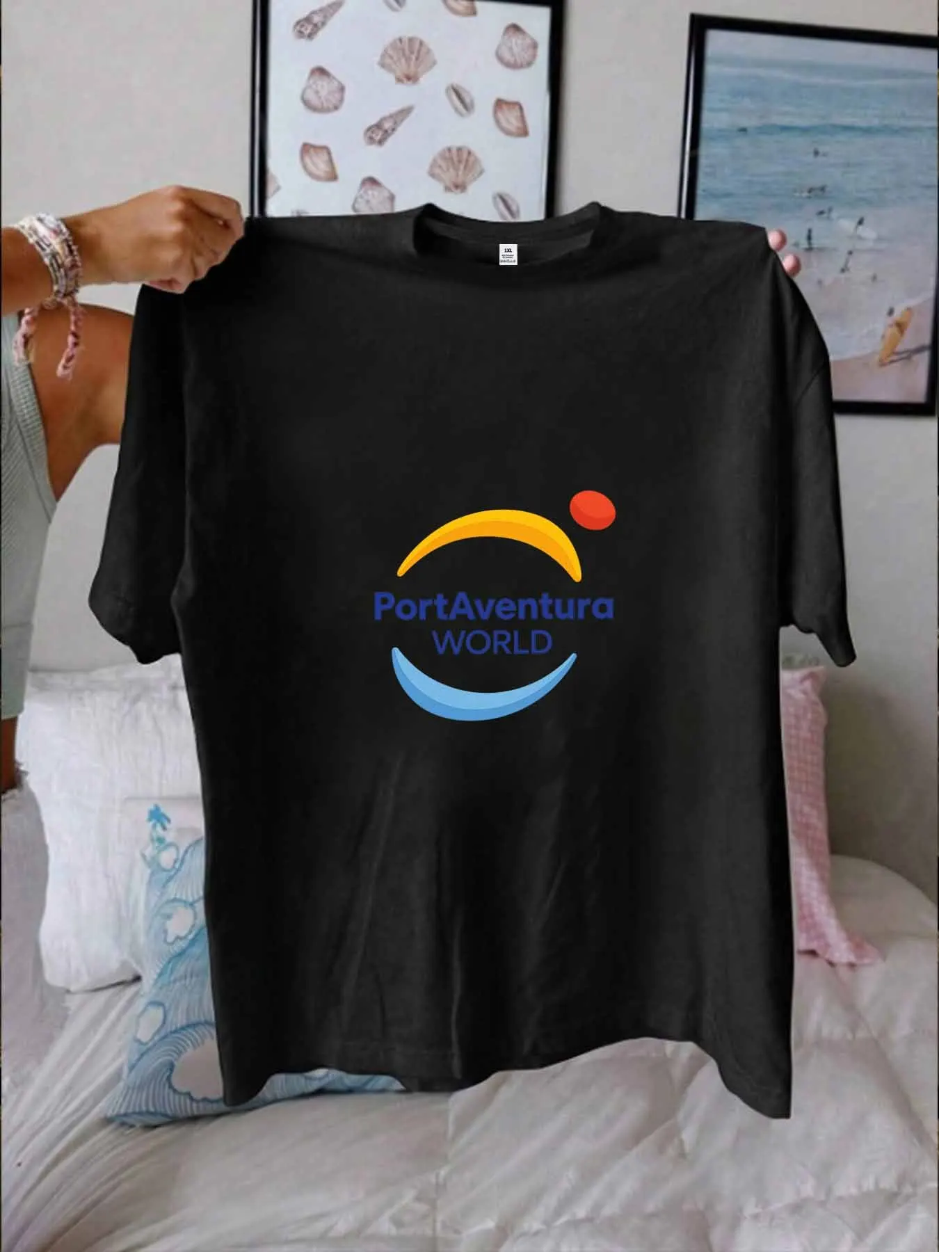 

【WY134590】Женская футболка больших размеров с круглым вырезом и короткими рукавами, эластичными рукавами и модными принтами