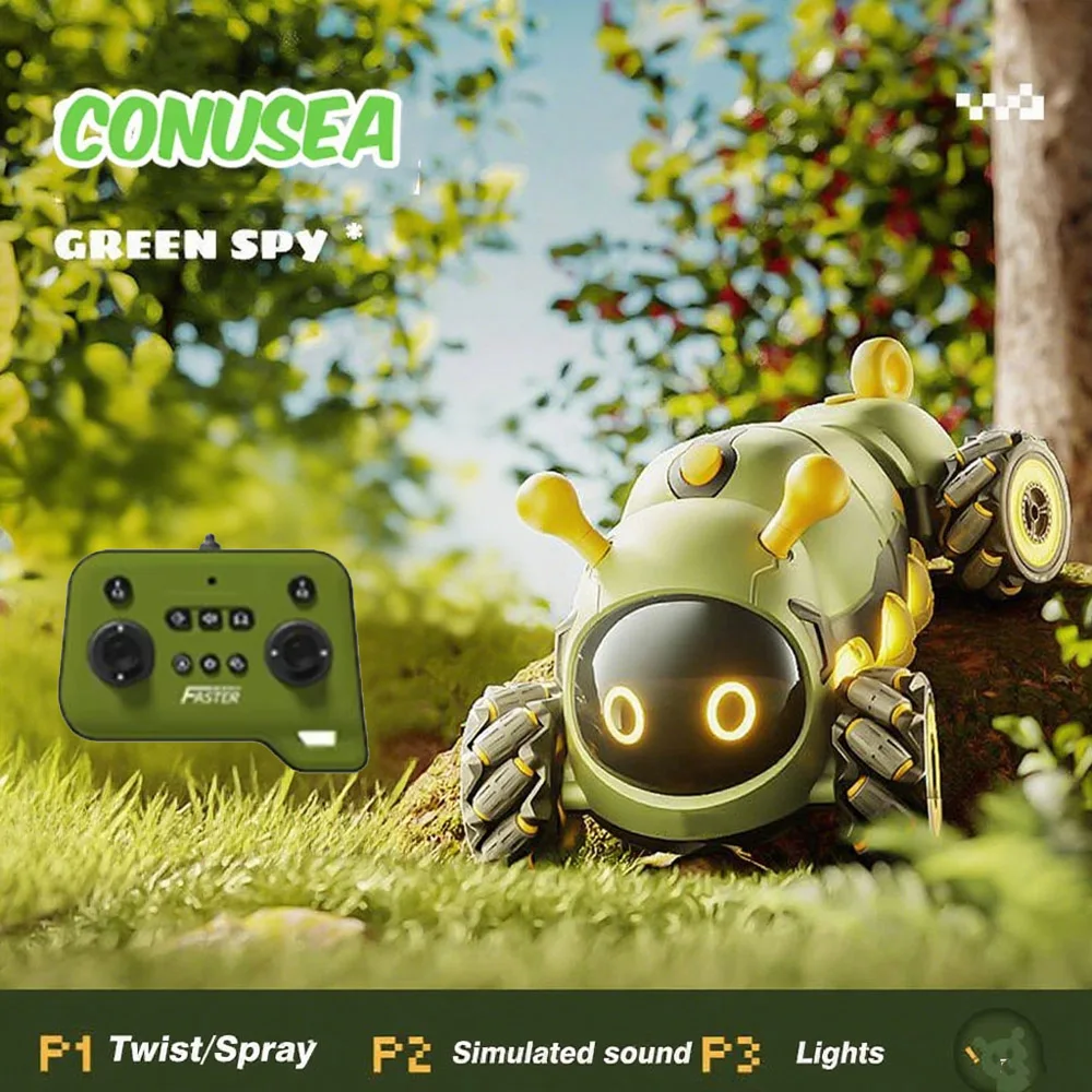 

Remote Control Car Rc Offroad Drift Racing Car Intelligent Insect Robot Toy 4WD 2.4G Twist Vehicles with Spray Children Toys Kid