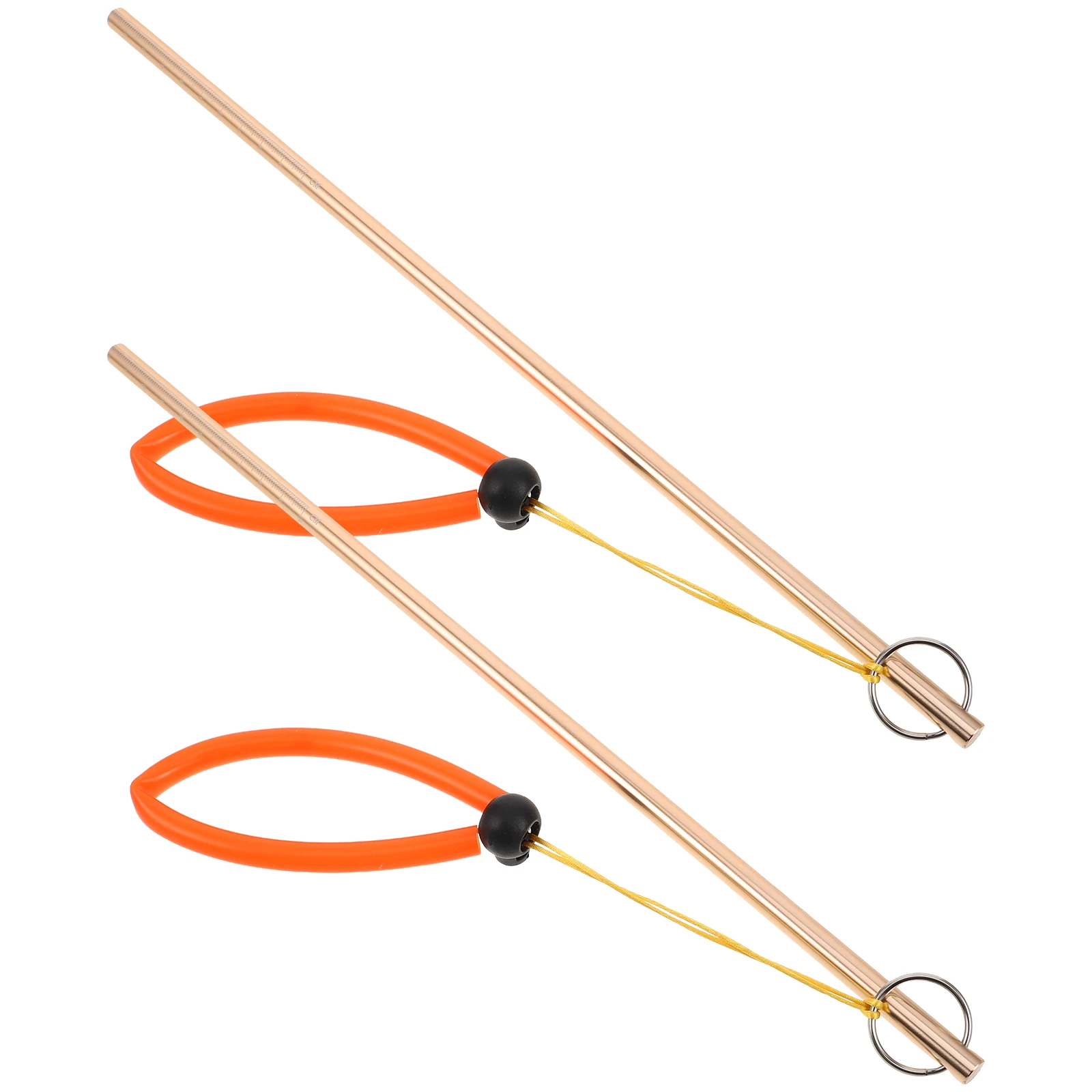 

2 Pcs Diving Probe Dive Signaling Pole Safety Gear Bottle Container Pointer Rod Underwater Metal Noise Maker Lobster Tickle
