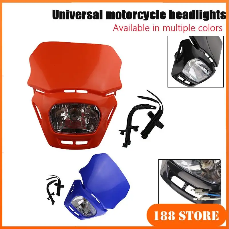 

Универсальная мотоциклетная фара эндуро, обтекатель лампы типа, велосипедная фара для мотокросса, 12 В для CRF XR WR YZ