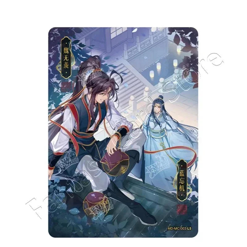 Original KAYOU Animation MoDaoZuShi Cards MC Card Drunk Dreams Wei Wuxian Lan Wangji Signature Card Collection Card Master Devil