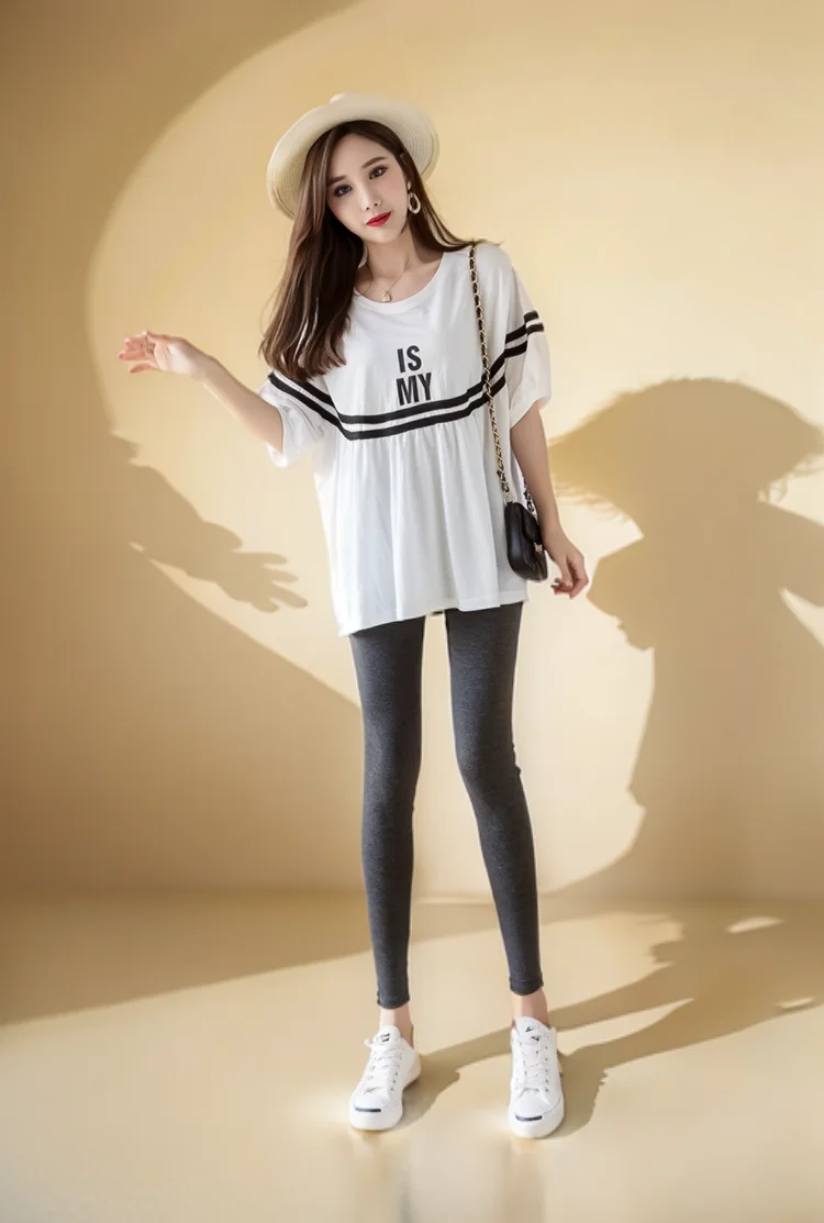 Women Sports Leggings Embarrassment-Free Tightness Designed Gymwear Floor-Length Fashion-Forward Trim Artistic Regular Low-Rise