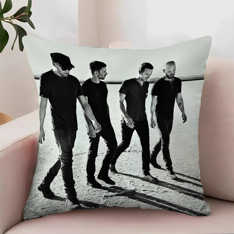 Decorative Pillowcases C-Coldplay Cushion Cover 50x50 Pillow Cases 45x45 Cushions Cover for Living Room Cushions Home Decor Bed